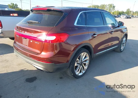 2016 Lincoln Mkx Reserve z USA, uszkodzony, nr VIN 2LMPJ8LR3GBL88211
